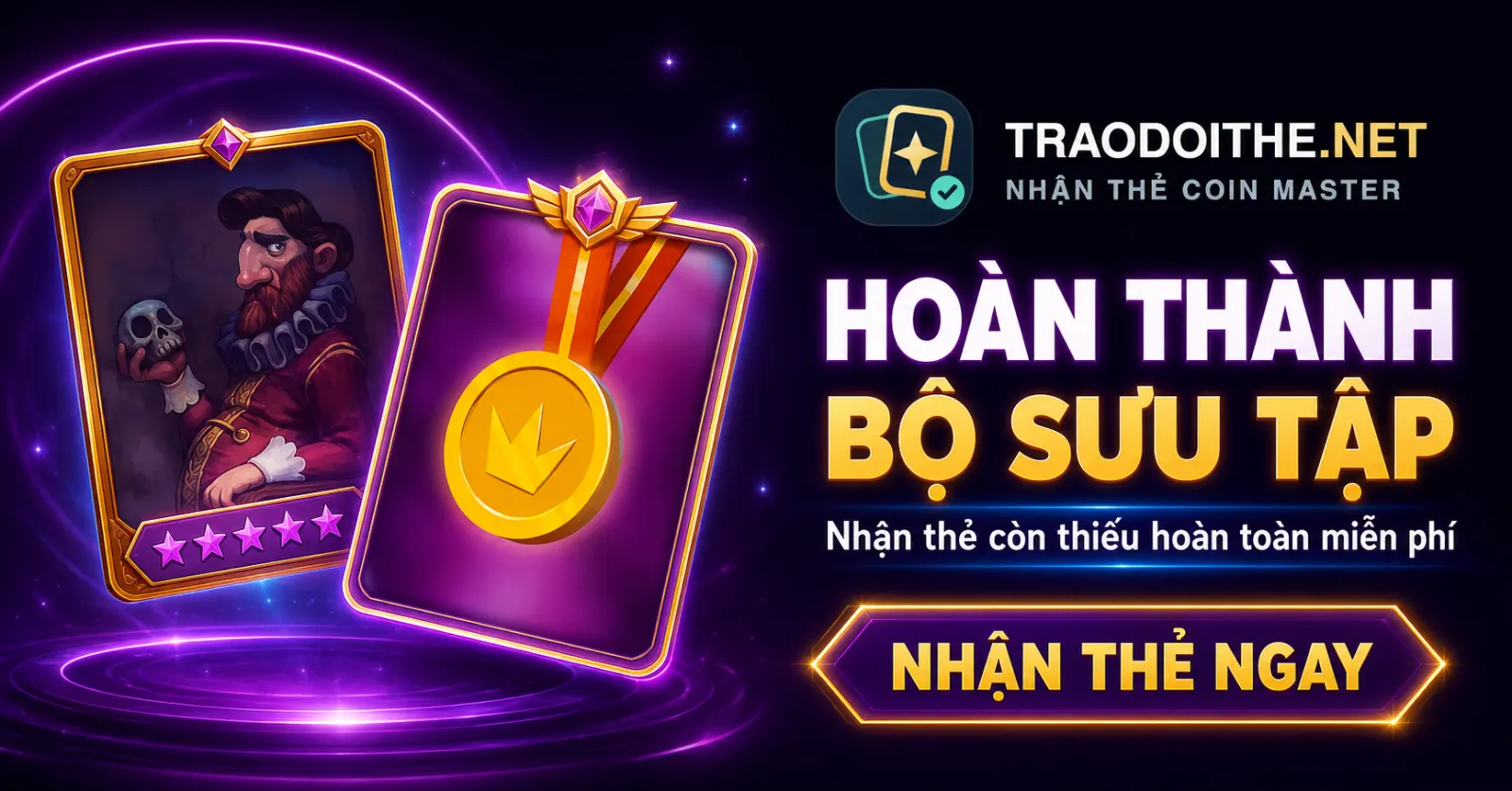 Bộ sưu tập thẻ neon tím