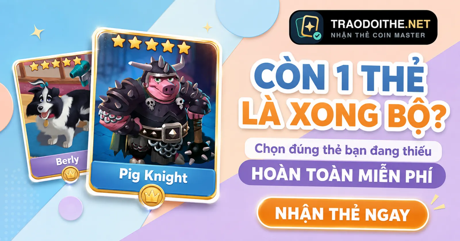 Hoàn thiện bộ thẻ hiếm