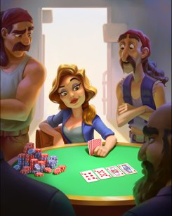 Thẻ Khuôn Mặt Poker