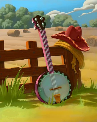 Thẻ Đàn Banjo Bluegrass