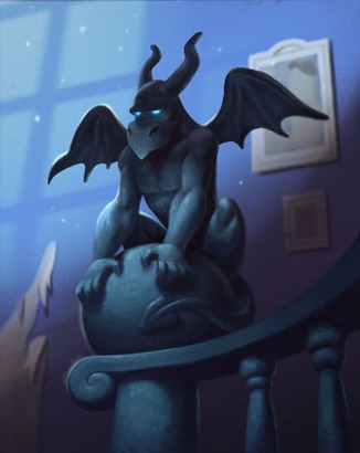 Thẻ Giggles Linh Thú Gargoyle