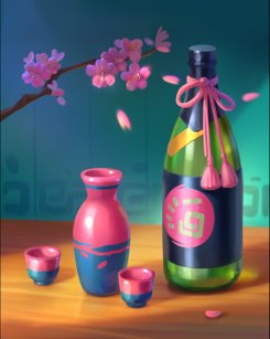 Thẻ Phục Vụ Rượu Sake