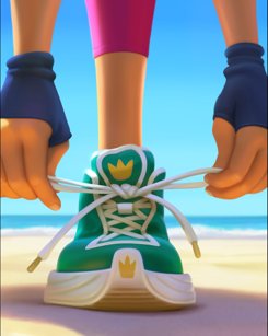 Thẻ Đôi Giày Sneaker An Toàn