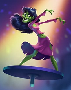 Thẻ Điệu Nhảy Zombie
